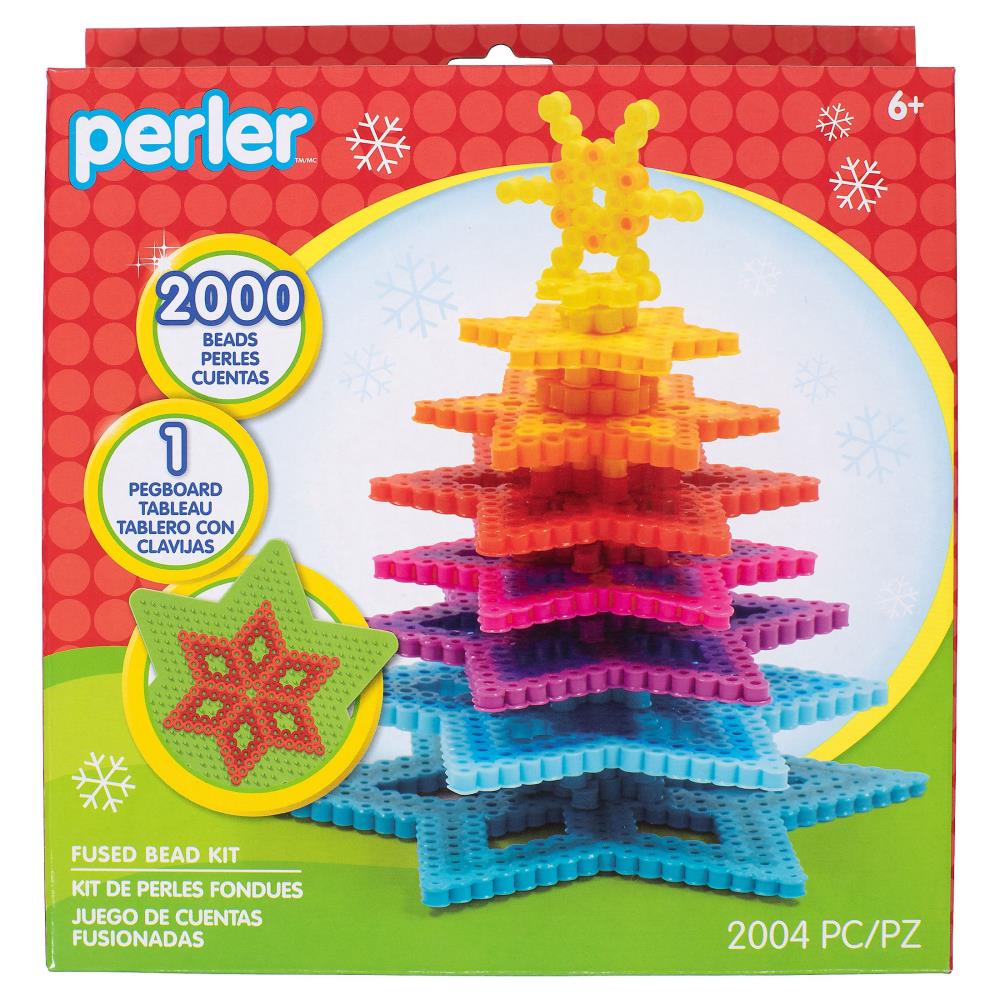 Perler 6,000 Bead Bag - Glow-in-the-Dark Green Fuse Beads, Ages 6 and up 
