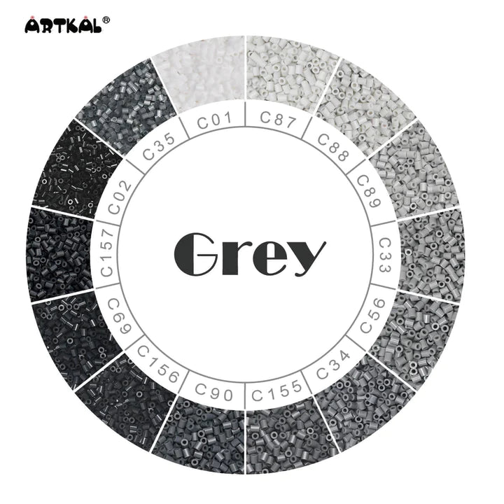 Billes Artkal Série C-2.6mm teintes de gris