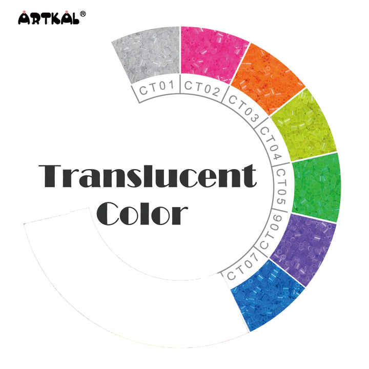 Billes Artkal Série C-2.6mm couleurs translucides