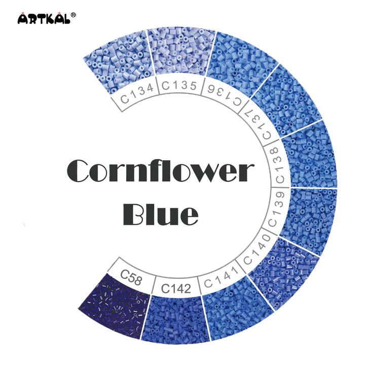 Billes Artkal Série C-2.6mm teintes de bleuet
