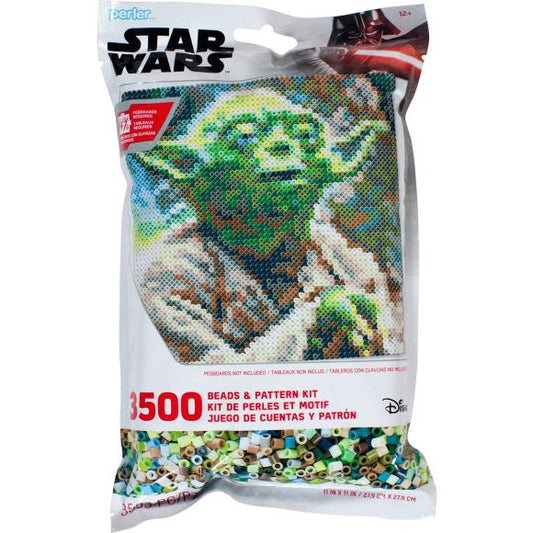 Kit de billes fusibles avec motif - Star Wars - Yoda