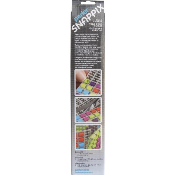 Snappix Bead Canvas 12"X12" 2/Pkg