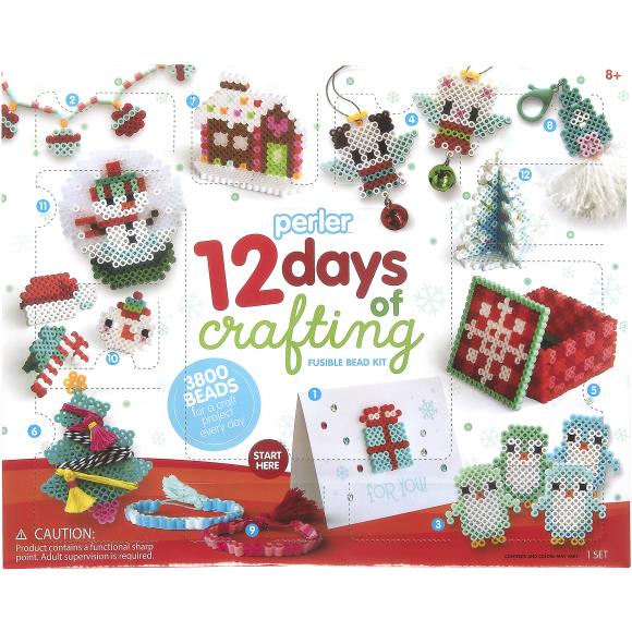 Perler Fused Bead Kit  - 3D Advent Calendar