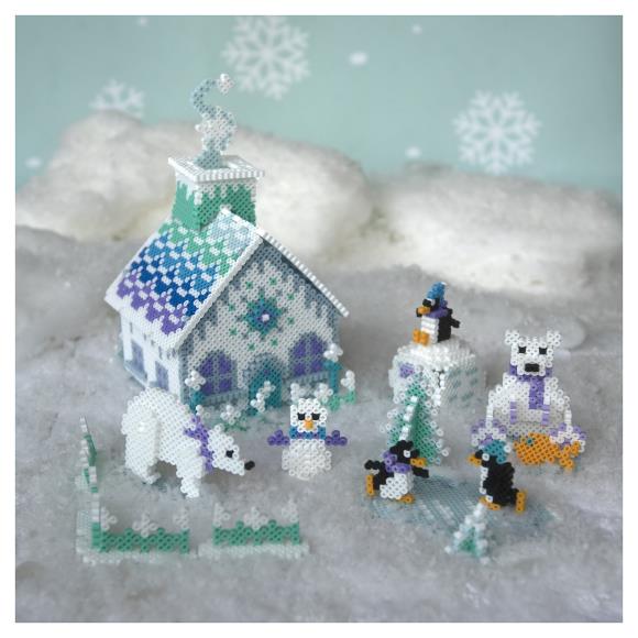 Perler Fused Bead Kit - 3D Polar Ice House