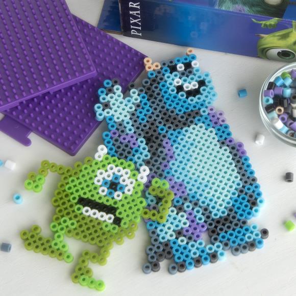 Kit d'activités de billes fusibles en boite - Disney Pixar - Monstres, Inc.