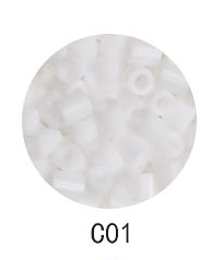 Fuse beads Mini C01-2.6mm (White) Artkal