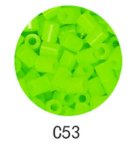 Billes fusibles Mini C53-2.6mm (Bright Green) Artkal
