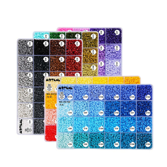 Fuse beads trays Mini C-2.6mm 120 colors 60,000/pkg