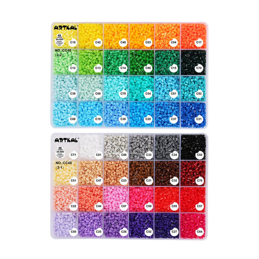 Fuse beads trays Mini C-2.6mm 48 colors 24,000/pkg