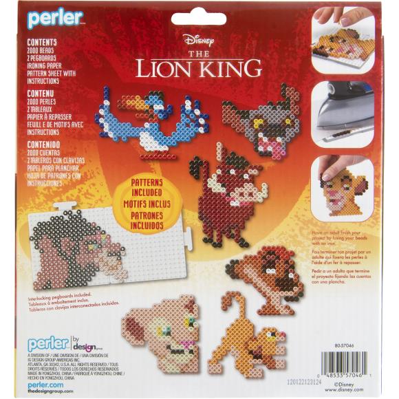 Kit d'activités de billes fusibles en boite - Disney - Le Roi Lion