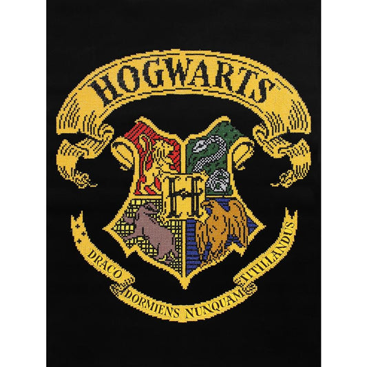 Camelot Dotz Diamond Art Kit 20.4"X27.5" Harry Potter - Hogwarts Crest