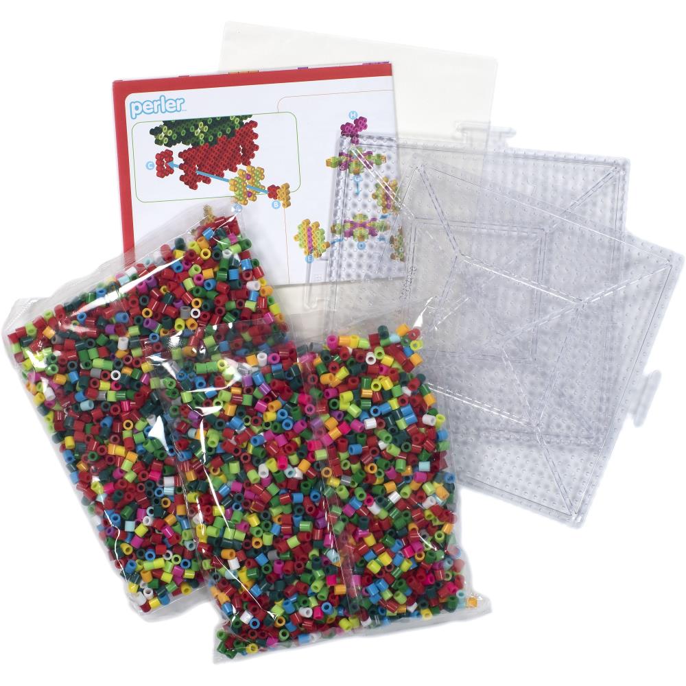 Kit d'activités de billes fusibles des fêtes  - Calandrier de l'avent en 3D