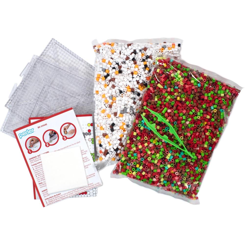 Perler Fused Bead Kit - 3D Toy Shop Gingerbread