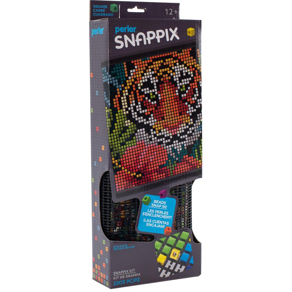 Perler Snappix Kit 12"X12" - Jungle Tiger