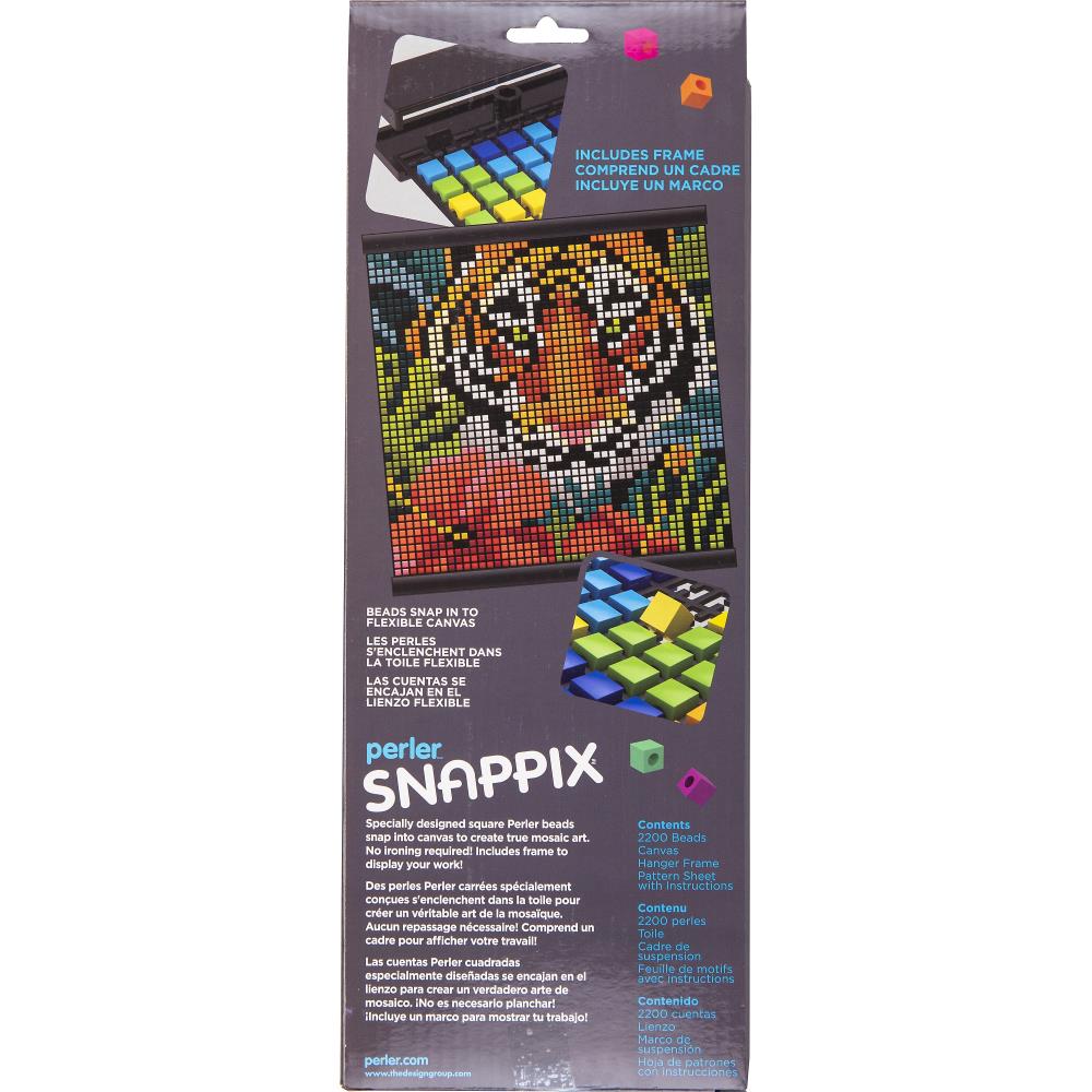 Perler Snappix Kit 12"X12" - Jungle Tiger