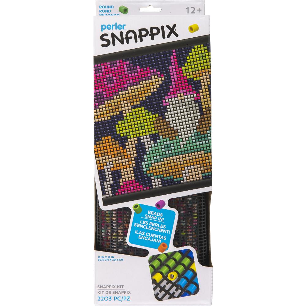 Perler Snappix Kit 12"X12" - Mushroom Gnome