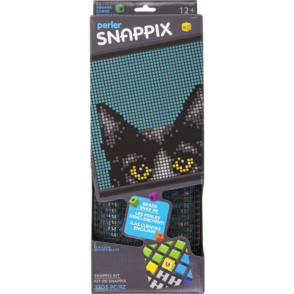 Perler Snappix Kit 12"X12" - Peekaboo Cat