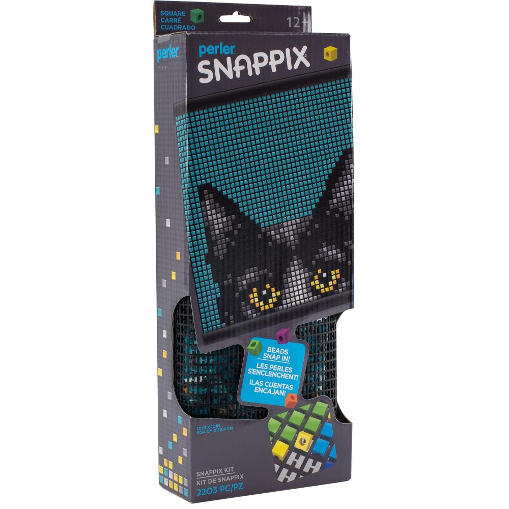 Perler Snappix Kit 12"X12" - Peekaboo Cat