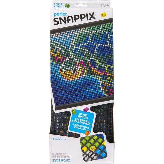 Perler Snappix Kit 12"X12" - Sea Turtle