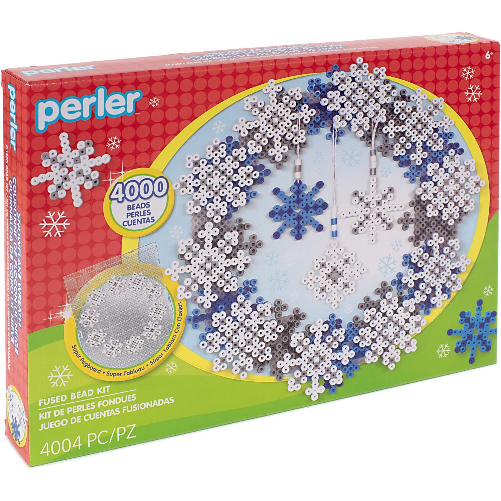 Perler Fused Bead Kit -Snowflake Wreath