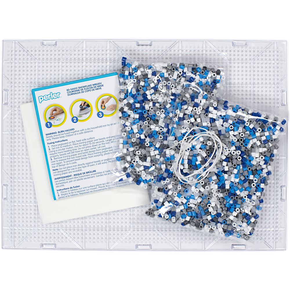 Perler Fused Bead Kit -Snowflake Wreath