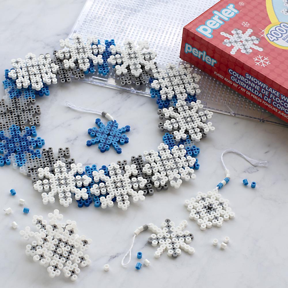 Perler Fused Bead Kit -Snowflake Wreath