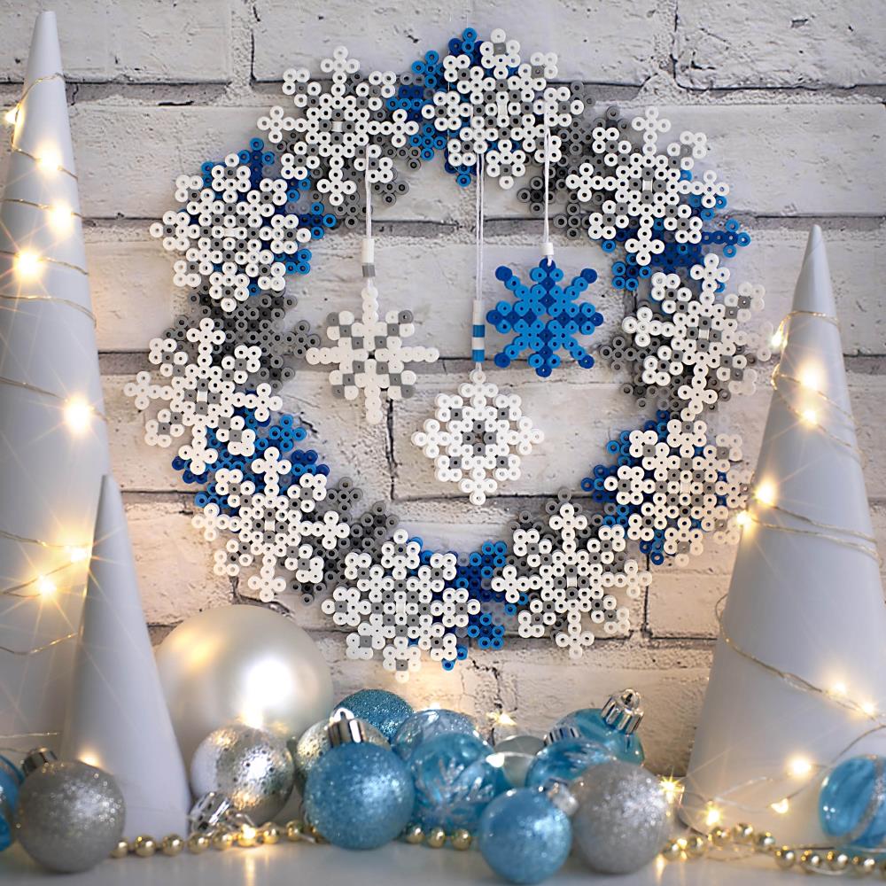 Perler Fused Bead Kit -Snowflake Wreath