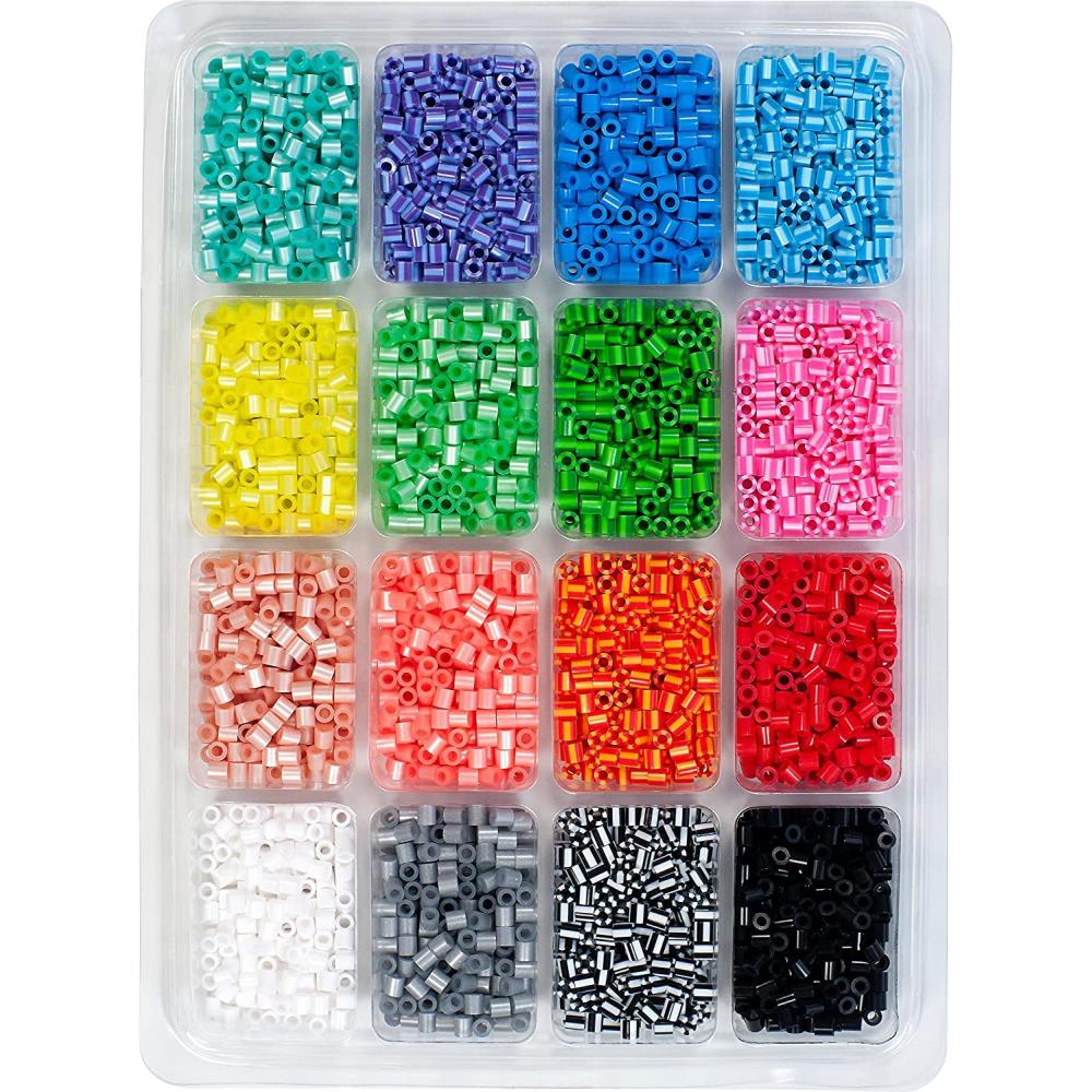 Perler Fused Bead Tray 4,000/Pkg - Stripes 'n Pearls