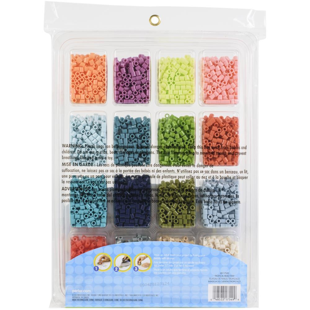 Perler Fused Bead Tray 4,000/Pkg W/Idea Book-Tray of Beads – Chez MissPomme