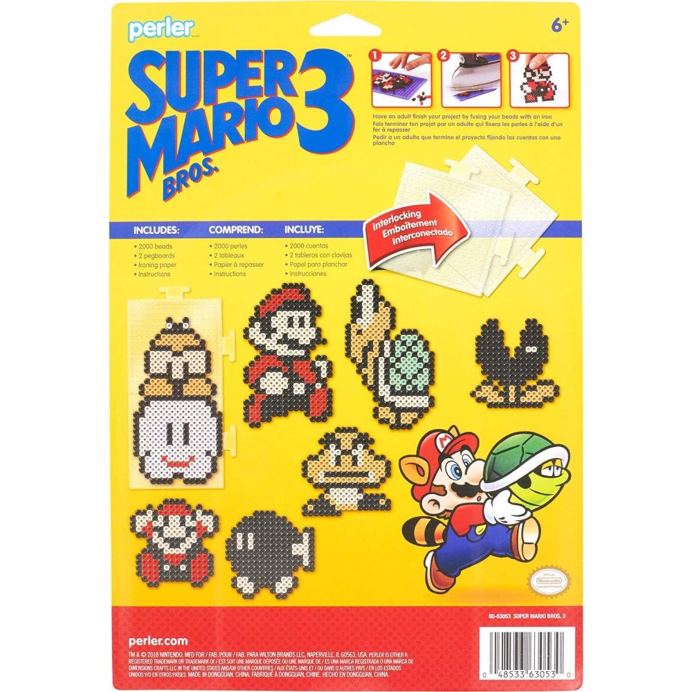 Kit d'activités de billes fusibles - Nintendo - Super Mario Brothers 3