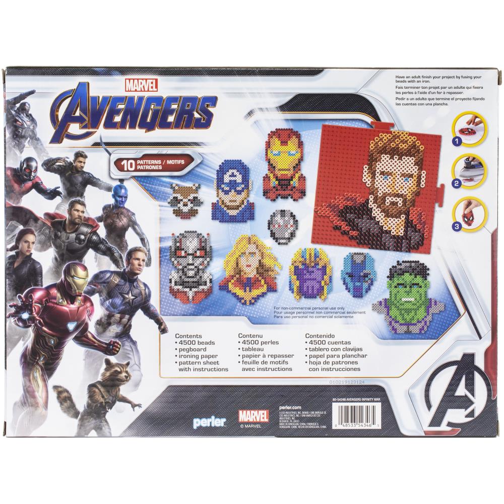 Kit d'activités billes fusibles Deluxe - Marvel - Avengers