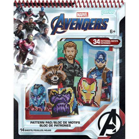 Livret de motifs pour billes fusibles - Marvel - Avengers