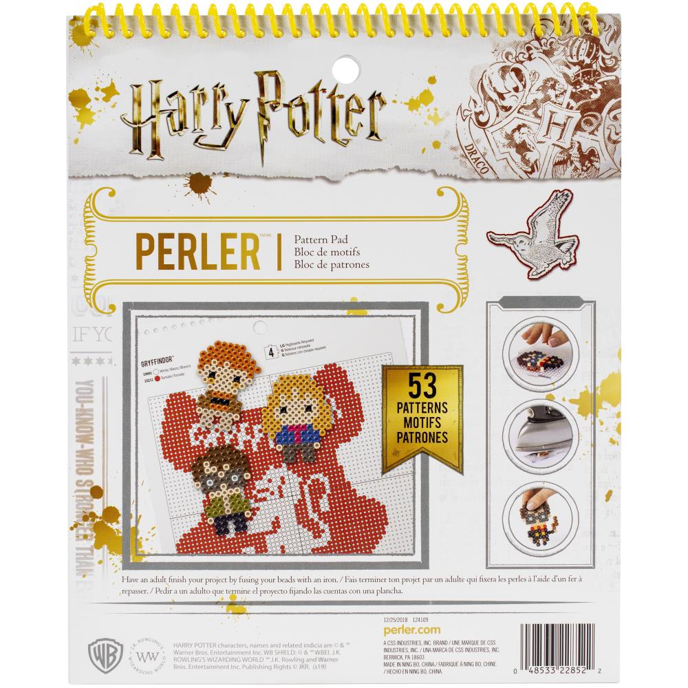 Perler Harry Potter Fused Bead Pattern Pad